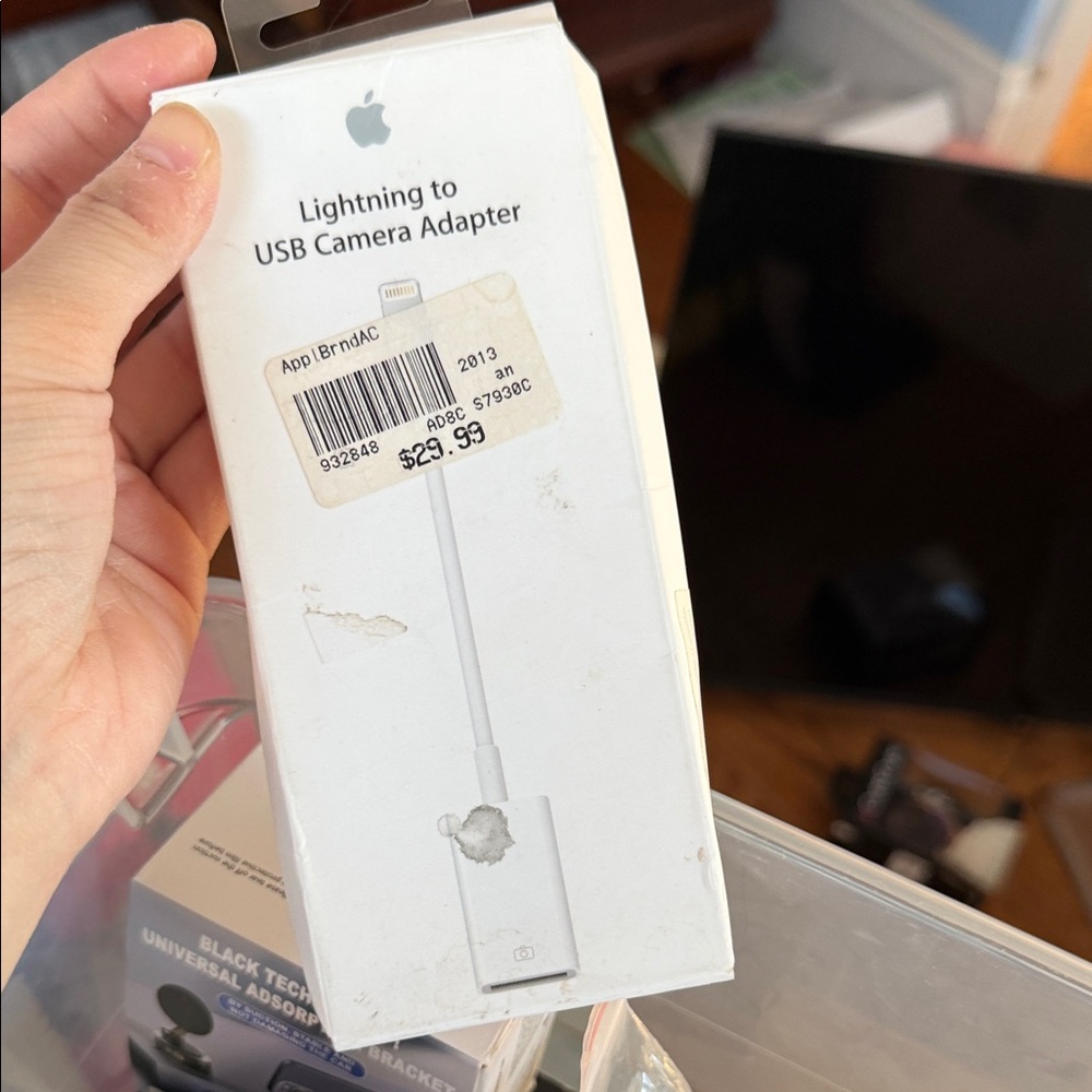 Apple Lightning to USB Adapter - White